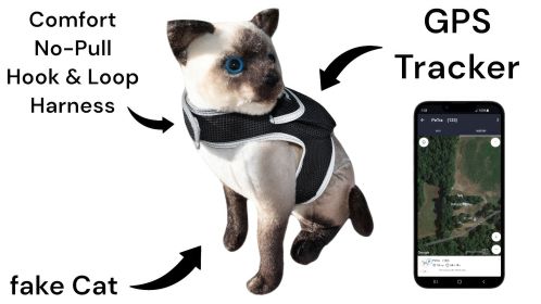 NEW USB Rechargeable Mini Pet Collar Tracker GSM GPRS Realtime Monitor Size:L